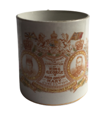 Tasse Tankard Krönung King George V 1911 selten