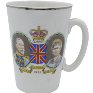 Tasse antik - Silver Jubilee King George V Queen Mary 1935
