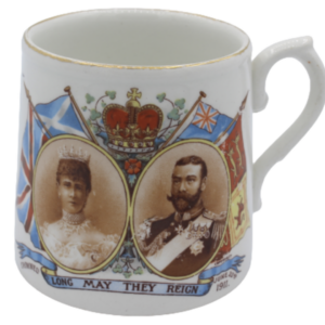 Tasse klein Krönung King George V 1911 Grimwade Winton