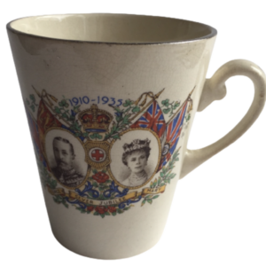 Tasse antik - Silver Jubilee King George V Queen Mary 1910 - 1935