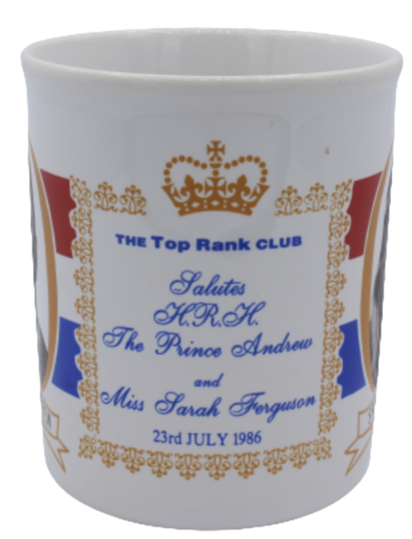 Tasse Hochzeit Andrew & Sarah The Top Rank Club