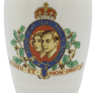Becher antik Krönung 1937 King George VI Pottery
