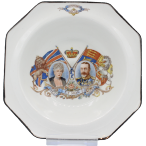 Schale antik Silver Jubilee King George V Queen Mary