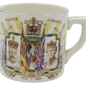 Tasse antik - Silver Jubilee King George V Queen Mary 1935