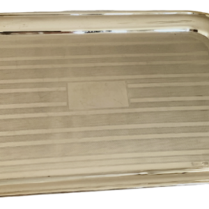 Tablett Edwardian groß versilbert England um 1910