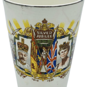 Becher antik - Silver Jubilee King George V Queen Mary 1910 - 1935