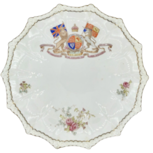 Teller antik King Edward VII Krönung 1902 von Aynsley Rar