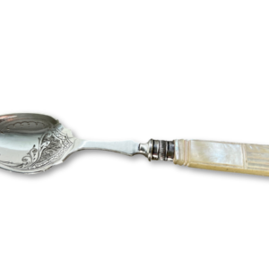 Löffel Jugendstil aus Perlmutt versilbert England um 1910