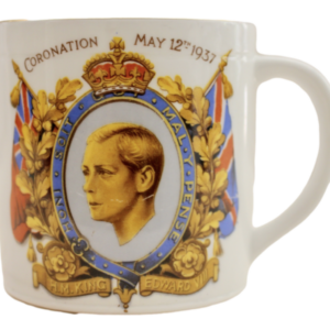 Tasse antik Krönung 1937 King Edward VIII Melba selten