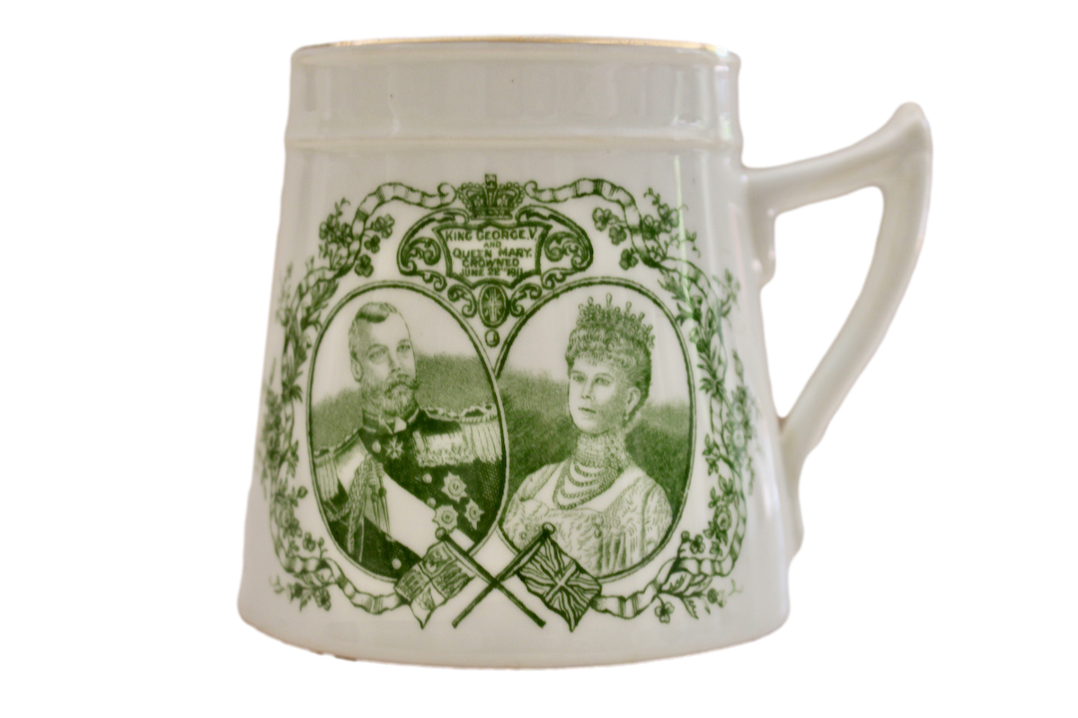 Tasse Krönung King George V 1911 Clifton selten