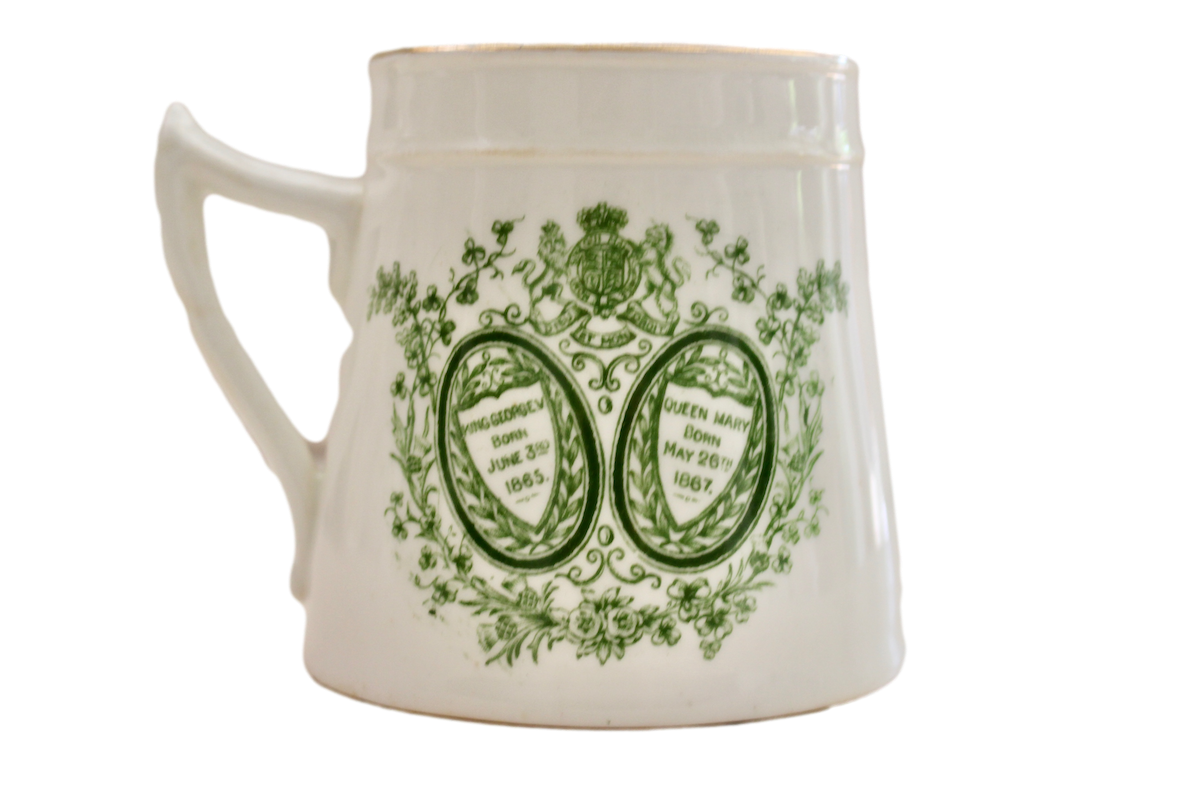 Tasse Krönung King George V 1911 Clifton selten