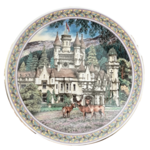 Teller Balmoral Castle von Royal Worcester aus England