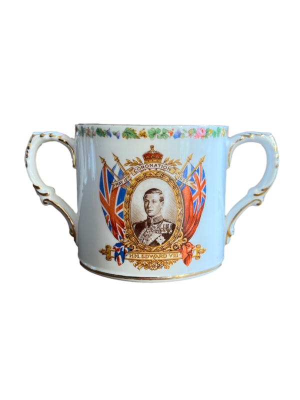 Tasse antik Krönung 1937 King Edward VIII - LOVING MUG