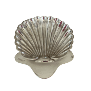 Muschelschälchen auf 3 Füßen Sterling Silber England 1897