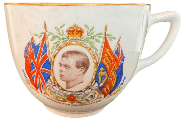 Tasse & Untertasse König Edward VIII Krönung 1937