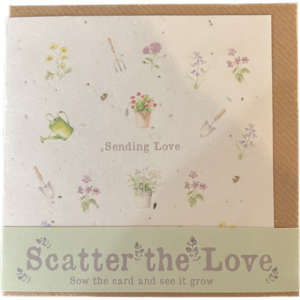 Blumensamenkarte GARTENARBEIT von Crumble & Core