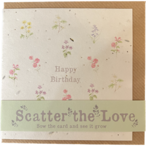 Blumensamenkarte HAPPY BIRTHDAY von Crumble & Core