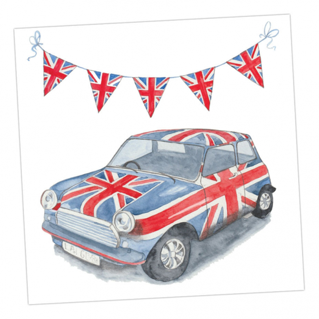 Karte MINI & WIMPEL von Crumble & Core