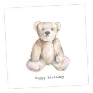 Karte TEDDY GEBURTSTAG von Crumble & Core