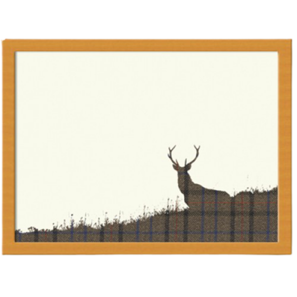 Knietablett Highland Hirsch (Laptray)