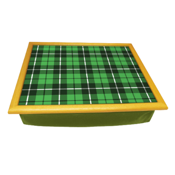 Knietablett Tartan grün kariert (Laptray)