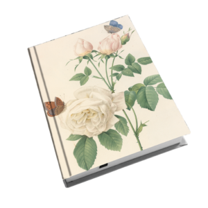 Notizbuch A6 ROSE Hume's Blush - Botanical Garden aus Schottland