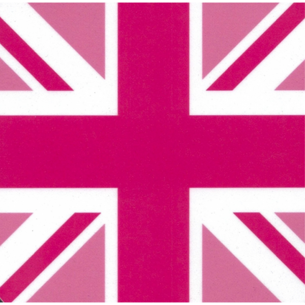 Untersetzer Union Jack pink