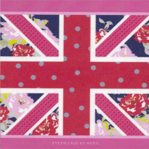 Untersetzer Pink Polka Dot Union Jack