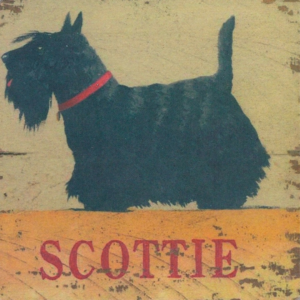 Untersetzer Schottland Scottie Dog