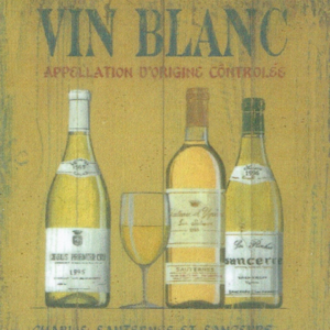 Untersetzer Drink Vin Blanc Weißwein