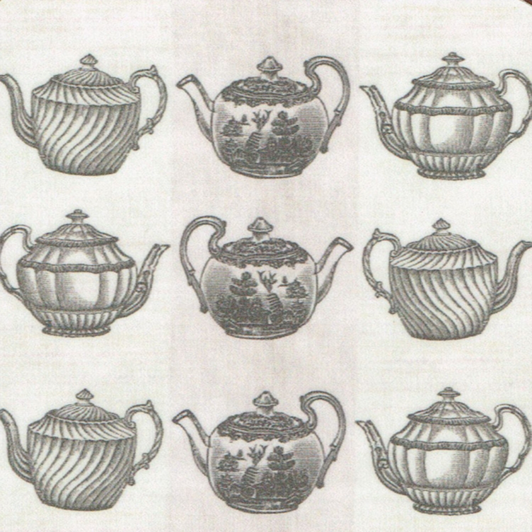 Untersetzer Antique teapots Antike Teekannen