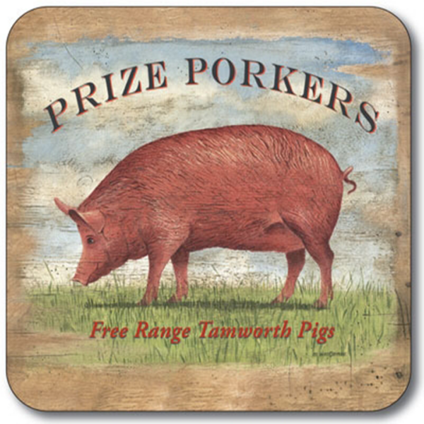 Untersetzer Farmtiere Prize Porkers (Schwein)