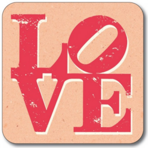 Untersetzer LOVE