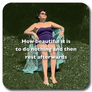 Untersetzer Cath Tate - Rest afterwards