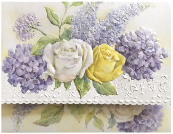 Carol Wilson Karten: Hydrangeas & Roses (Hortensien & Rosen)