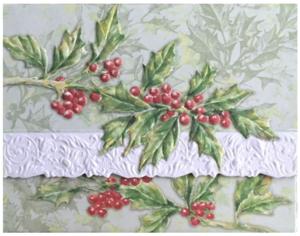 Carol Wilson Weihnachtskarten Holly (Ilex)