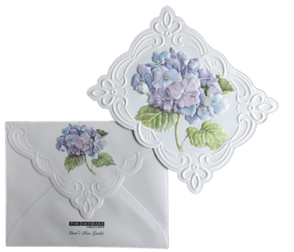Karton leicht beschädigt - Carol Wilson Karten: Hydrangea (Hortensie)