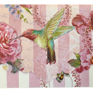 Briefkartenset von Carol Wilson - "Hummingbird Pink" - Rosa Kolibri