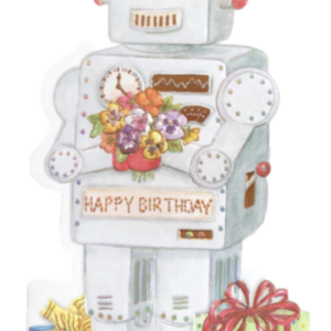 Carol Wilson Karten Spielzeug Roboter Geburtstag