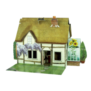 Pop-Up 3 D Karte Wisteria Cottage aus England
