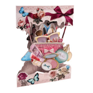 Pop-Up 3 D Karte Was Frau braucht aus England