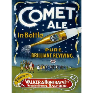Blechschild "Comet Ale" REDUZIERT