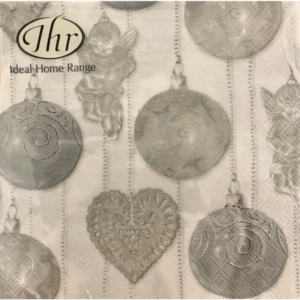 Lunch Servietten von IHR Weihnachten Grand Style Silver REDUZIERT