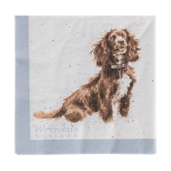 Servietten von Wrendale Designs aus England HUND