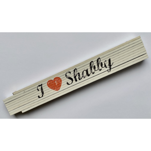 Zollstock I love Shabby REDUZIERT