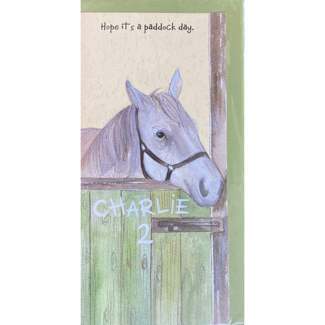 Karte PFERD Paddock Day von The little dog laughed aus England