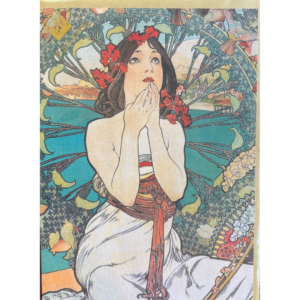 Karte Jugendstil MUCHA Monaco Monte Carlo