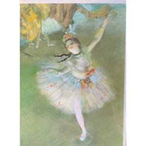 Karte Jugendstil Impressionismus DEGAS The Star