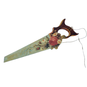 Viktorianischer Geschenkanhänger SÄGE von Courtier aus England