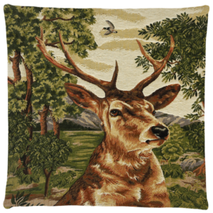 Kissen Jagd Hirsch im Wald I